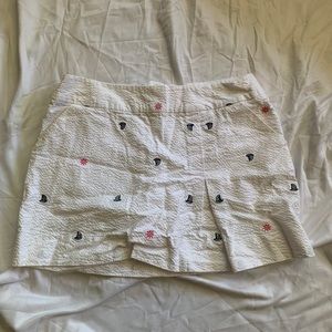 Lilly Pulitzer White Mini Skirt